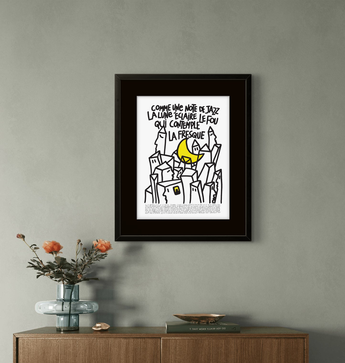 Affiche "Une note de jazz" 20 exemplaires numérotés et signés 30x40 (Repro)