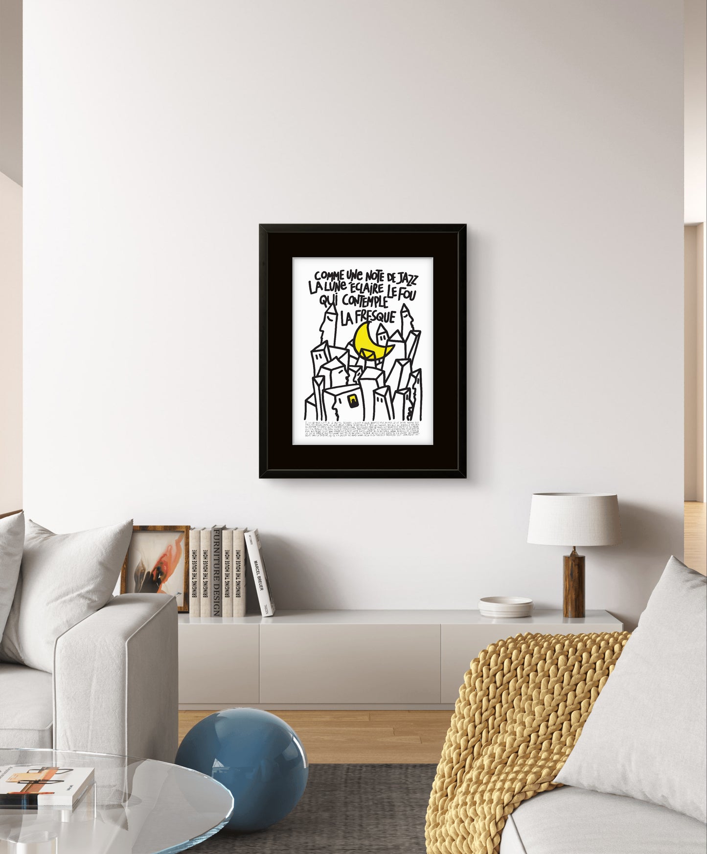 Affiche "Une note de jazz" 20 exemplaires numérotés et signés 30x40 (Repro)