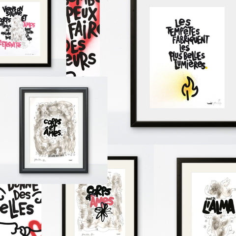 Affiches "La nuit d'Alma" avec Guillaume Cavalier
