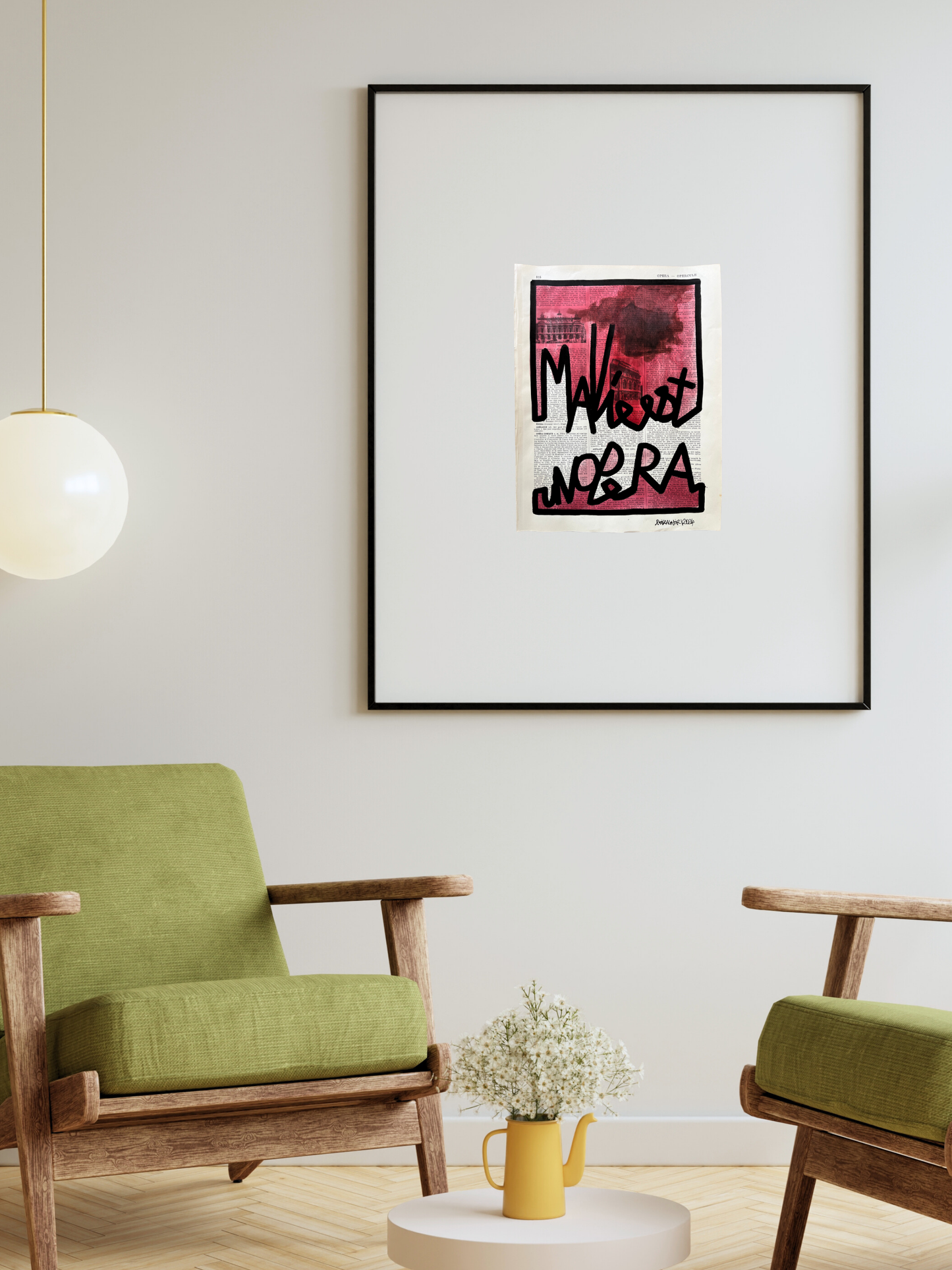 Original Poster / Frame "My Life is an Opera"