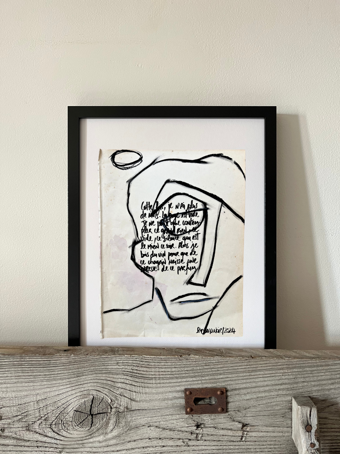 Original prose poster / Frame "This great nothing"