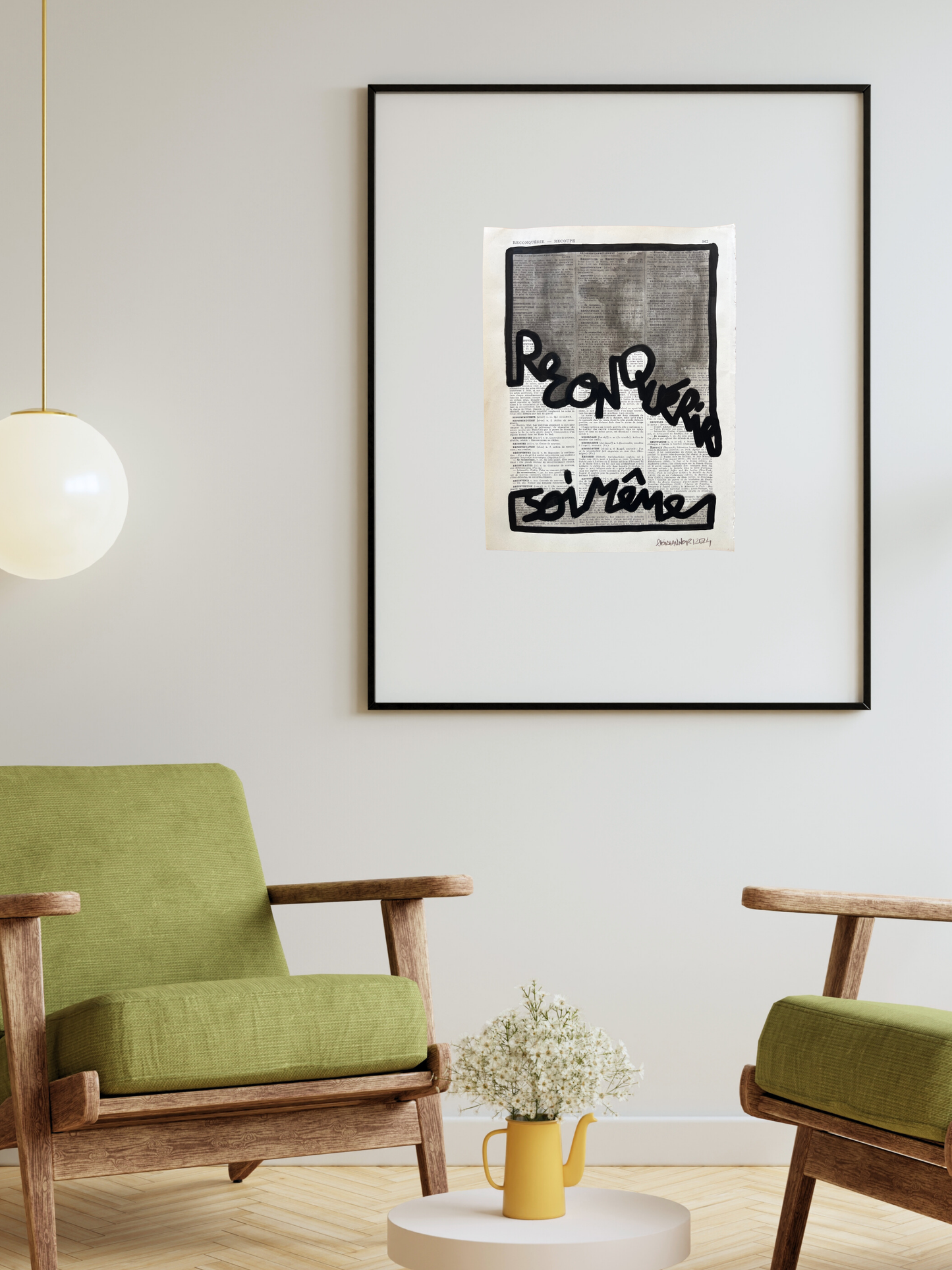 Original poster / Frame "Reclaim yourself"