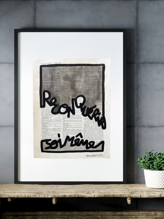 Affiche originale / Cadre "Reconquérir soi-même"