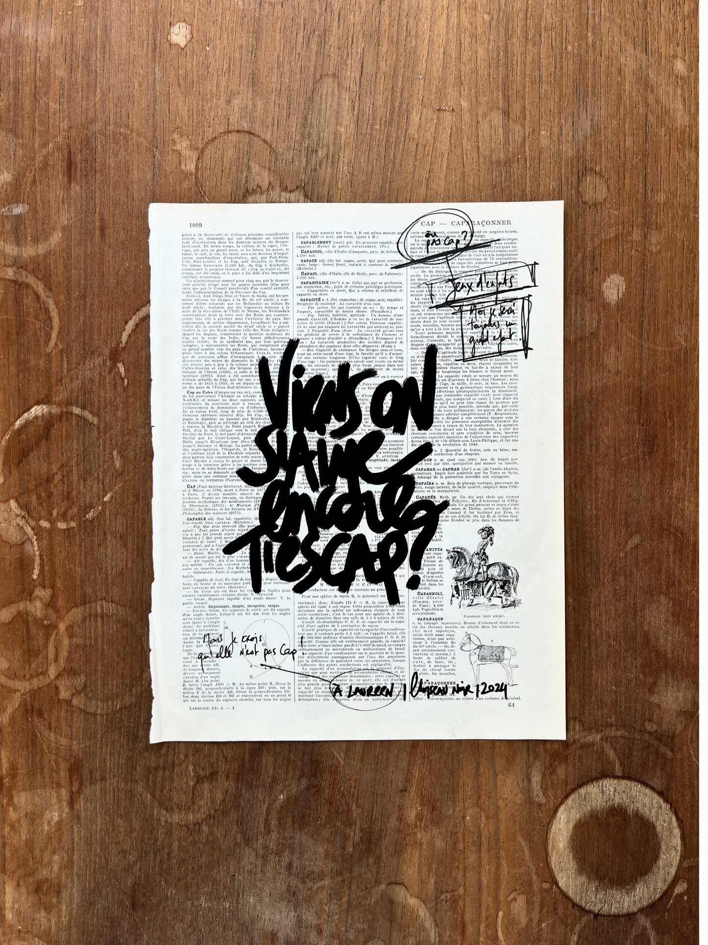 Original poster / Frame "Come on, let's love each other again, are you up for it?"