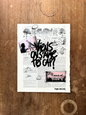 Affiche originale / Cadre "Viens on s'aime t'es cap ?"