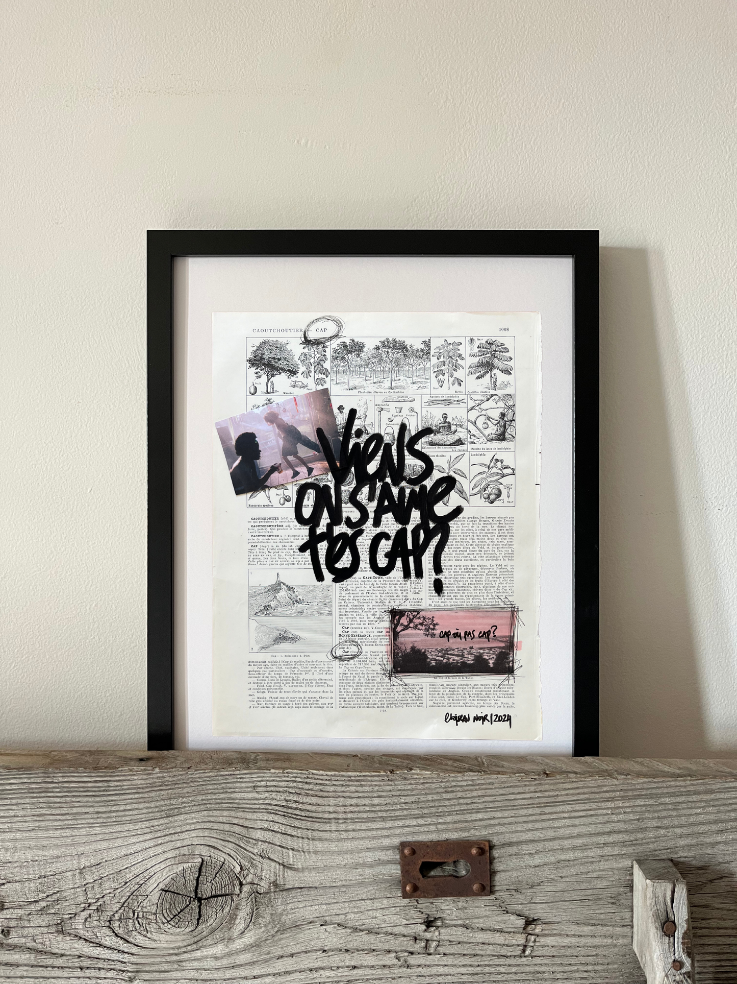 Affiche originale / Cadre "Viens on s'aime t'es cap ?"