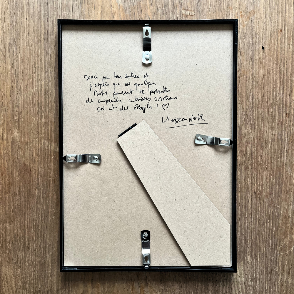 Cadre original "Mon âme est une pluie d'étoiles"