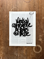 Original poster / Frame "Come on, let's contemplate the passing of time"