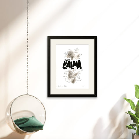 Affiche "Alma" 50 exemplaires numérotées et signées 30x40