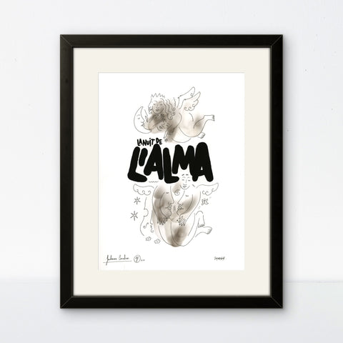Affiche "Alma" 50 exemplaires numérotées et signées 30x40