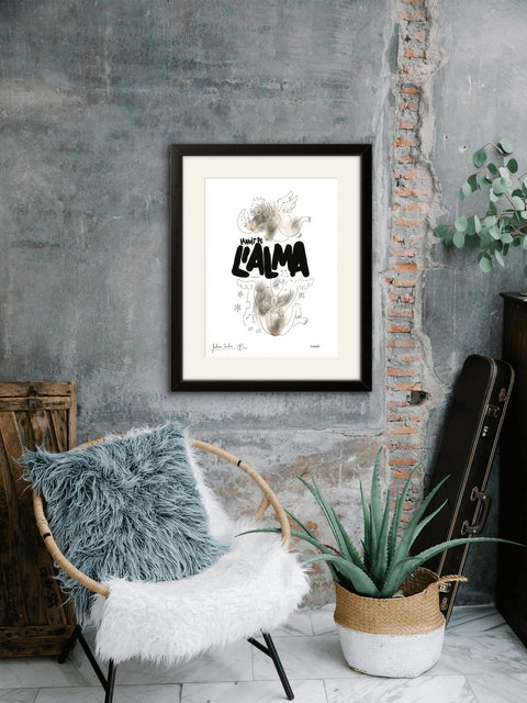 Affiche "Alma" 50 exemplaires numérotées et signées 30x40