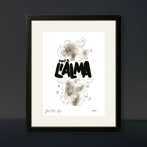 Affiche "Alma" 50 exemplaires numérotées et signées 30x40