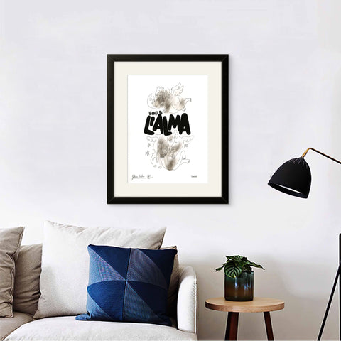 Affiche "Alma" 50 exemplaires numérotées et signées 30x40