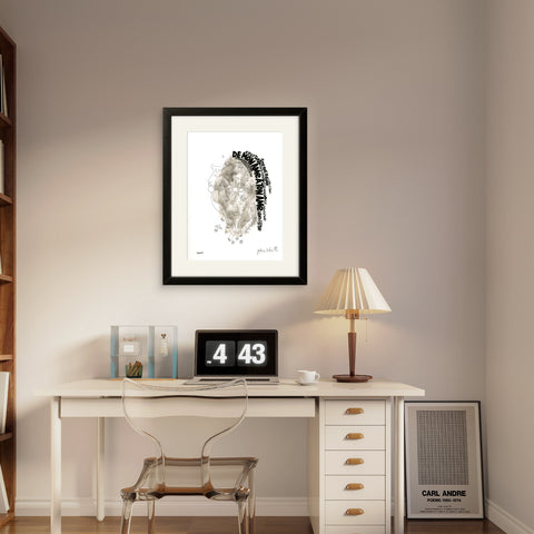 Affiche "C'est ton âme" 50 exemplaires numérotées et signées 30x40