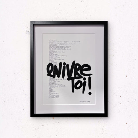 Enivre-toi I Œuvre originale de L’oiseau noir