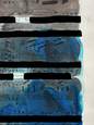 Affiche originale / poésie sur partition "En cette île je dois mourir"