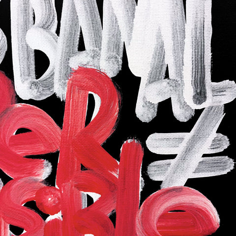 Hypersensible 3 I Œuvre originale sur toile de L’oiseau noir 25x30