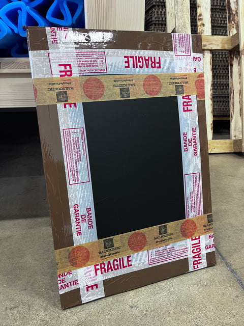 Vulnérable I Œuvre originale de L’oiseau noir 30x42