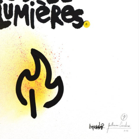 Affiche "Les tempêtes" 50 exemplaires numérotées et signées 30x40
