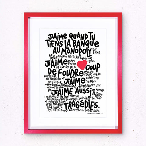 Monopoly I Œuvre originale encadrée de L’oiseau noir 30x40