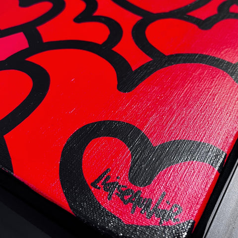 On ne meurt jamais I Œuvre originale sur toile de L’oiseau noir 50x61