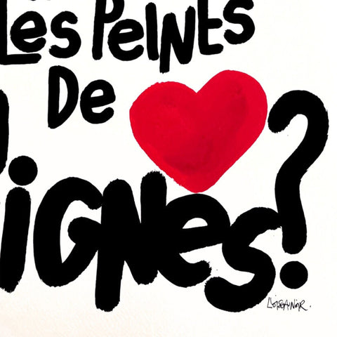 Pétition I Œuvre originale de L’oiseau noir 30x42