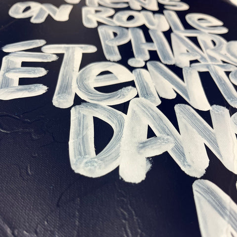 Phares éteints I Œuvre originale de L’oiseau noir 36x48