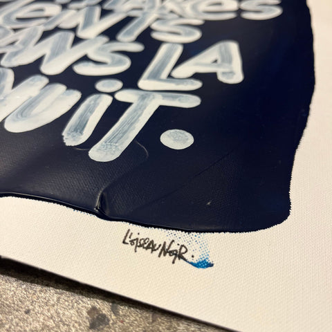 Phares éteints I Œuvre originale de L’oiseau noir 36x48