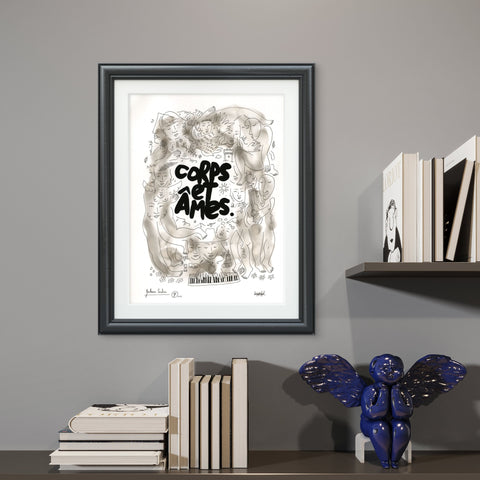 Affiche "Piano" 100 exemplaires numérotées et signées 30x40