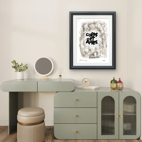 Affiche "Piano" 100 exemplaires numérotées et signées 30x40