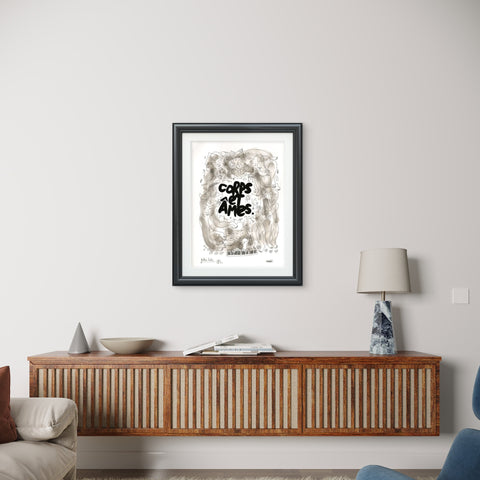 Affiche "Piano" 100 exemplaires numérotées et signées 30x40