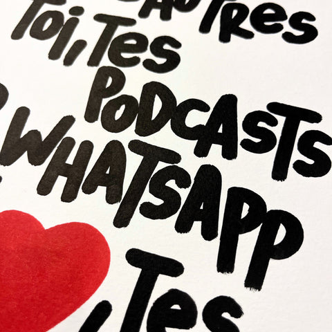 Podcast I Œuvre originale de L’oiseau noir 30x42