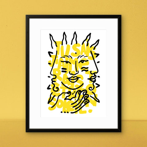 Affiche "Ton soleil" 50 exemplaires numérotées et signées 30x40