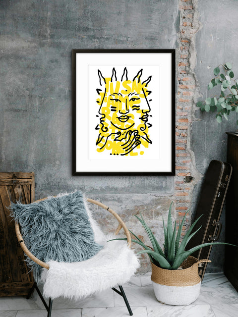 Affiche "Ton soleil" 50 exemplaires numérotées et signées 30x40