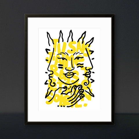 Affiche "Ton soleil" 50 exemplaires numérotées et signées 30x40