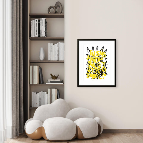 Affiche "Ton soleil" 50 exemplaires numérotées et signées 30x40