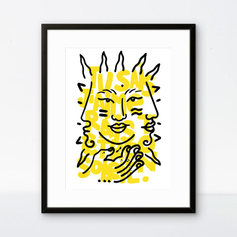 Affiche "Ton soleil" 50 exemplaires numérotées et signées 30x40