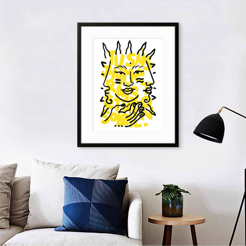 Affiche "Ton soleil" 50 exemplaires numérotées et signées 30x40