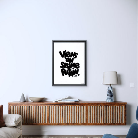CRI DU CŒUR Small I Œuvre originale sur toile de L’oiseau noir 30x40