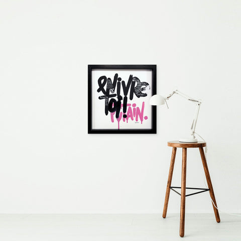 Un simple regard I Œuvre originale encadrée de L’oiseau noir 30x30