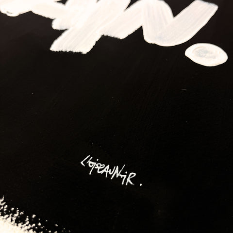 Viens on s'aime putain  I Œuvre originale de L’oiseau noir 56x76